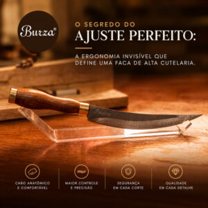 O Segredo do Ajuste Perfeito: A Ergonomia Invisível que Define uma Faca de Alta Cutelaria